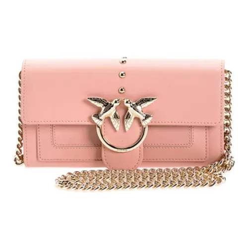 PINKO Кожа Сумка через плечо Средняя Женская Розовая