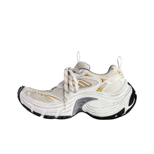 Balenciaga 6XL New Year Series 25 Low Топ Толстоподошвенные кроссовки Женские Экрю