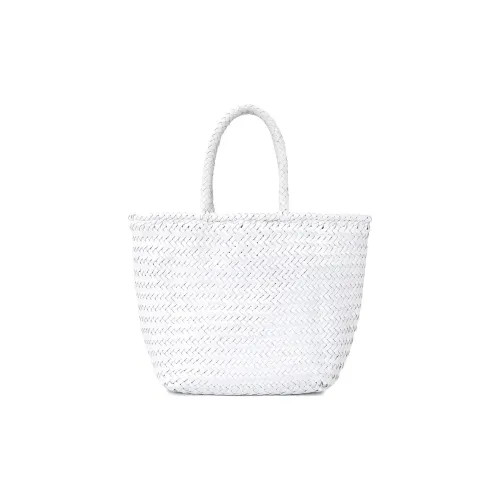 Dragon Diffusion Коровья кожа Тоут Сумка Сумка для покупок Сумка на плечо Сумка Маленькая Женская Белая