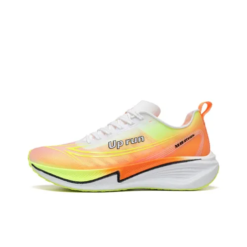 Кроссовки Up Run Low Top Оранжевый/Зеленый Белый Унисекс