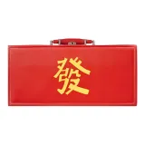 Красная кожаная коробка с оригинальной амортизацией