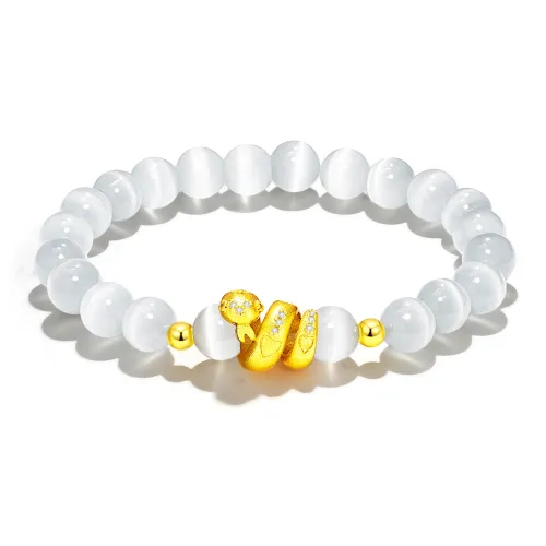 Jodie Kevin Стекло Кошачий глаз Нефрит Браслеты Унисекс