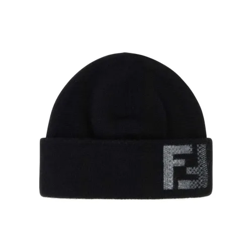 FENDI Кашемир Шапки-бини Мужской Черный