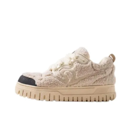 ANTA SNEAKERVERSE Скейтборд Кроссовки Низкие Рыбка Belly Белый/Черный/Mild Protein Мужской