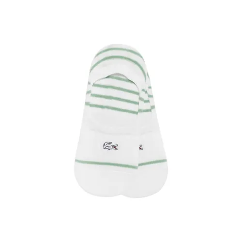 LACOSTE Collaboration No Show Носки Женские 1 Пачка Белые