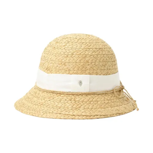 HELEN KAMINSKI Raffia Nylon Elastane Cotton Bucket Hats Women's Natural