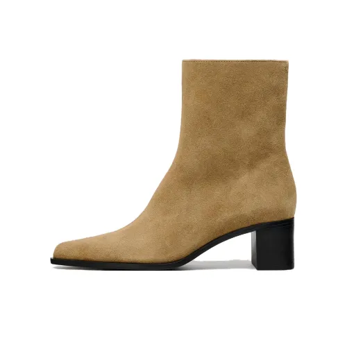 ZARA Ботильоны Желтые Женские