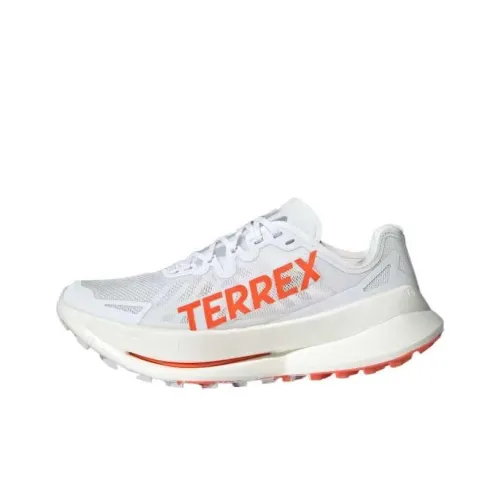 adidas Terrex Agravic Speed Ultra Беговые кроссовки Низкий Топ Белый Оранжевый Мужской
