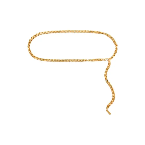 SAINT LAURENT Металлические цепочки на талию Женские Золотые