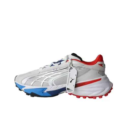 BMW Motorsport X PUMA Spire Low Топ Повседневная обувь Мужская Белый Синий Красный