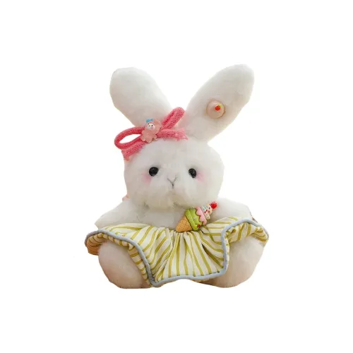 Tak Bebe Maiko Медвежонок Fluffy Rabbit Colored Rope Куклы Плюшевый Брелок 13,3 см Рекомендуемая высота