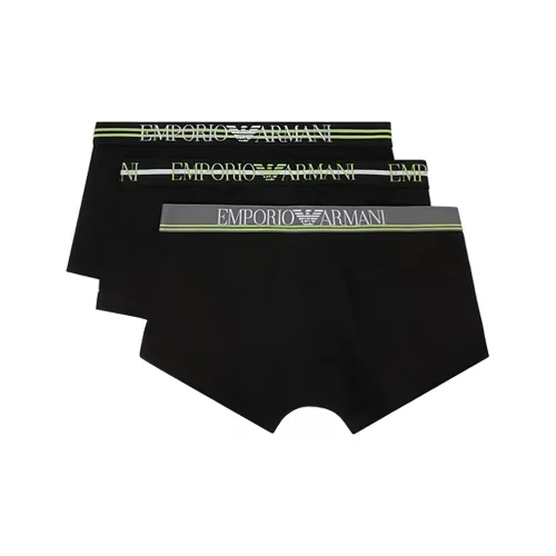 EMPORIO ARMANI 3 упаковки черные мужские боксер-шорты
