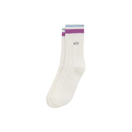 LACOSTE 1 шт Бежевый Женские Носки MID до икры