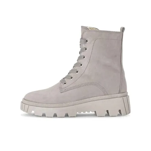 Gabor Модный Короткий Мартин Ботинок Женские Светло-Серый
