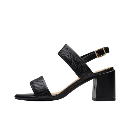 Clarks Ezoria Sling One Ремешок Сандалии 7 см Женские Черные