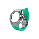 Серебряный песочный чехол Тиффани с синими ленточками