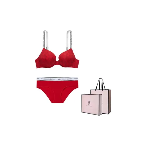 Victoria's Secret Комплект нижнего белья для женщин красный