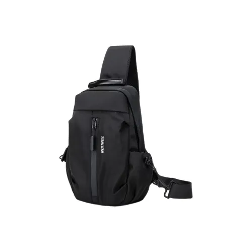 Tonlion Ткань Sling Сумка Унисекс Черный