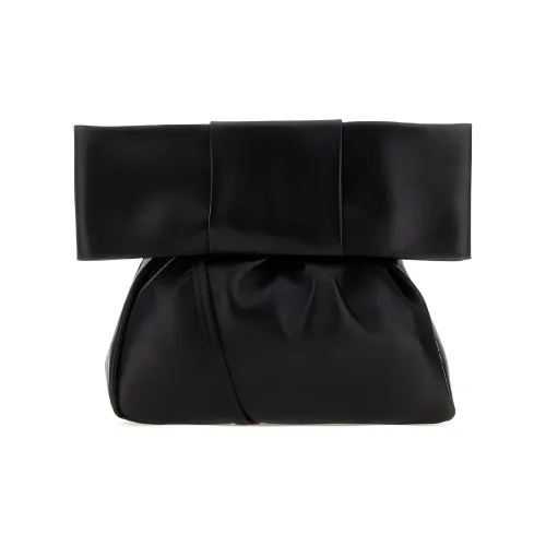 JIL SANDER Кожа Портативный Одно плечо Через плечо Клатч Женский Черный