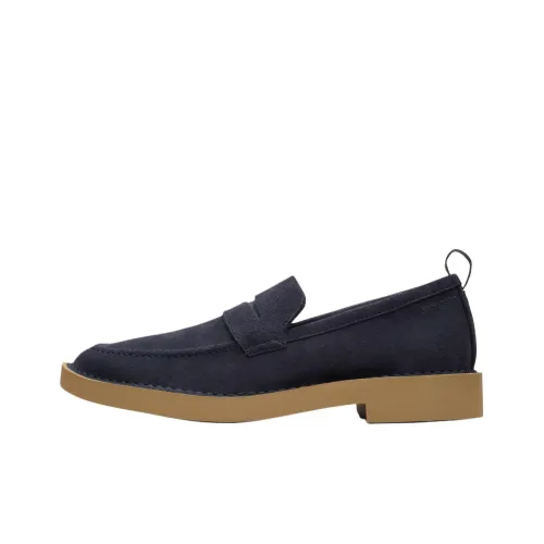 Clarks Martock Lo Лоферы Мужские Морской Синий