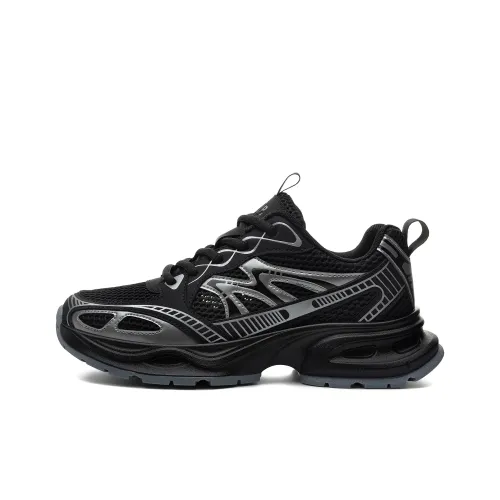 JEEP SPIRIT Дышащий Легкий Увеличение Высоты Низкий Топ Толстая Подошва Мужские Графитовый Серебряный