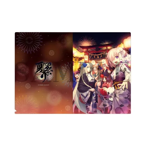 Аниме Fate Grand Order Версия для Японии 8-я годовщина Основной визуальный график A4 папка мерч по IP
