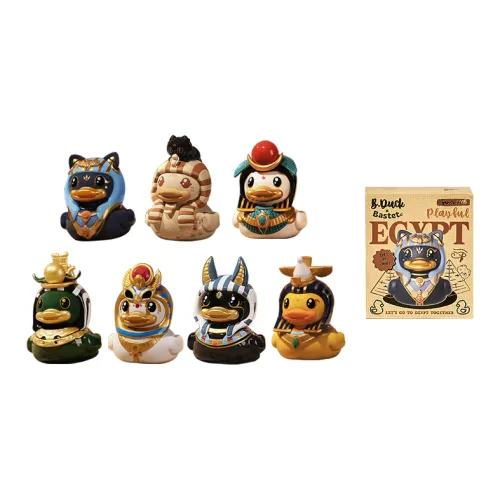 Британский музей Бастет X B.DUCK Коллаборация коллекция маленькой желтой утки слепые коробки