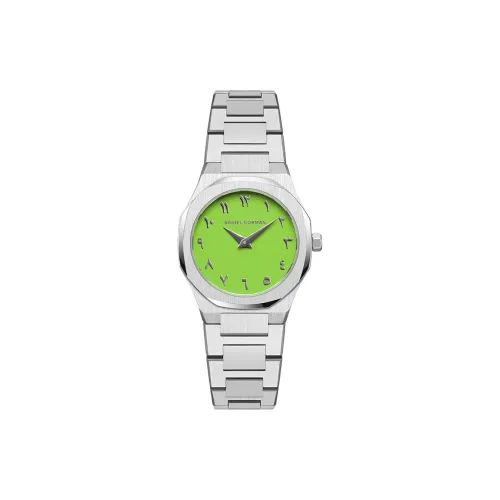 DANIEL GORMAN Hero Collection Кварцевый механизм нержавеющая сталь ремешок женские часы зеленый циферблат