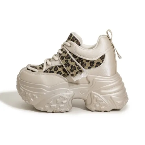 Milan Love Song Устойчивый к истиранию Увеличение высоты Низкий топ Кроссовки с толстой подошвой Женские