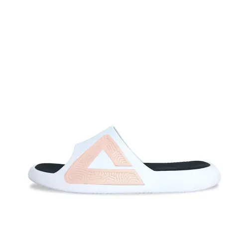 PEAK Quiet Slip-Resistant Abrasion-Resistant Slippers Men's White Pink