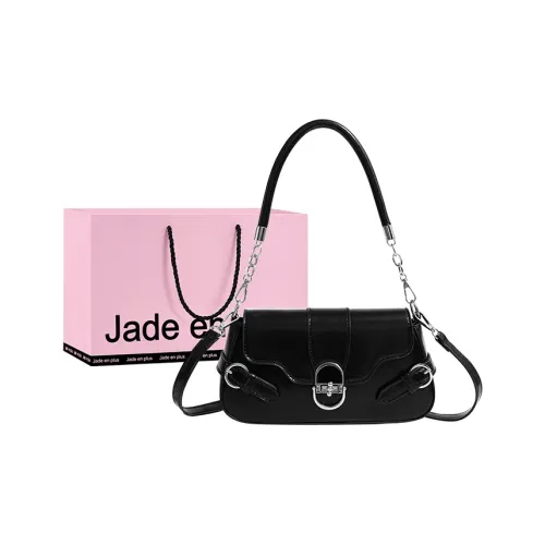 Jade En Plus ПУ (полиуретан) Сумка через плечо Стандартная Женская Черная Коричневая Белая