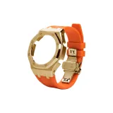 Золотой песочный чехол, апельсиновые ленты