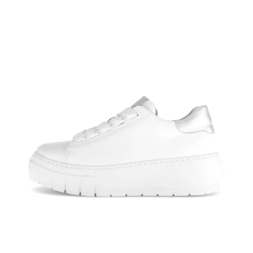 Gabor Модный Низкий Топ Скейтборд Кроссовки Женские Белые