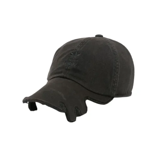 Adidas Хлопковая ткань Кепки Мужской Черный