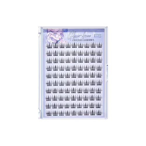 BQI Камелия Нет Клей Большой объем Искусственные ресницы Одиночный кластер