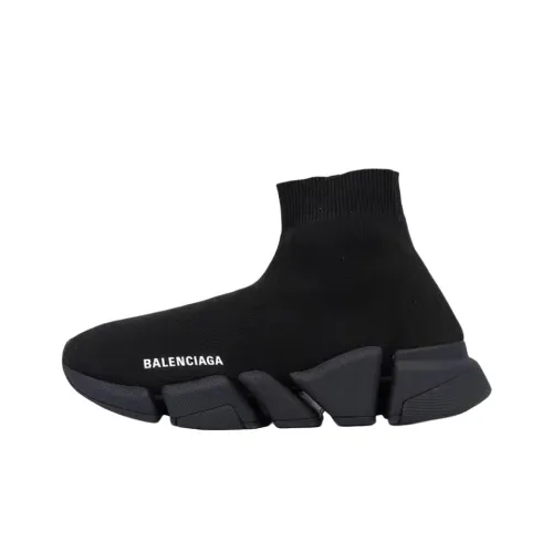 Balenciaga Speed 2,0 Low Топ Повседневная обувь Мужская Черная