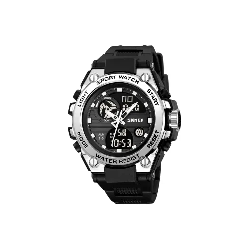 SKMEI Steel Collection Электронный Механизм TPU Ремешок Часы Мужские Черный Циферблат