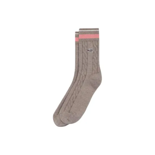 LACOSTE 1 шт Коричневый Женские MID Носки до икры