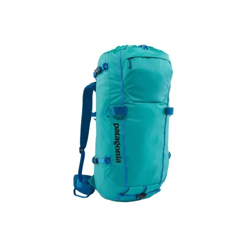 Patagonia Переработанный нейлон Outdoor Альпинизм Рюкзак Рюкзак Стандартный Унисекс Прилив Синий