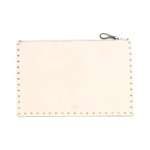 Valentino Клатч из коровьей кожи женский цвет сливовый