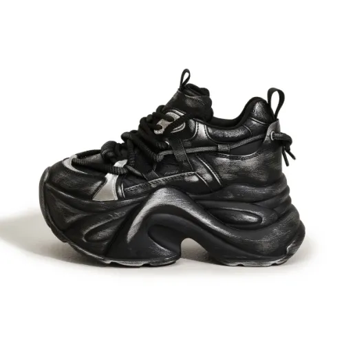 Milan Love Song Амортизация Устойчивый к истиранию Увеличение высоты Низкий топ Кроссовки с подошвой Женские