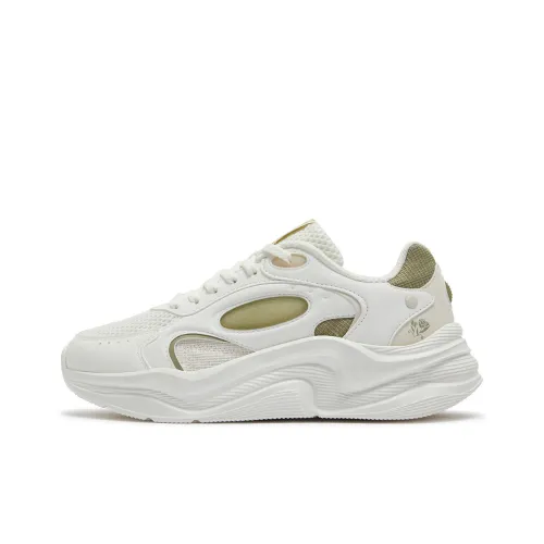 361° Амортизация Легкий Низкий Топ Кэжуал Женский Белый Зеленый