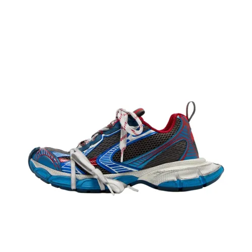 Balenciaga 3XL Низкий Топ Толстая Подошва Кроссовки Мужские Синие