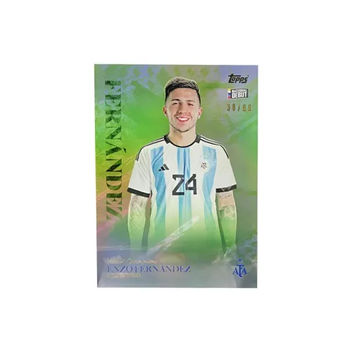Topps Argentina Team Box Argentina Chelsea Enzo Fernández 99 Pack Star Player Cards Card Product Access