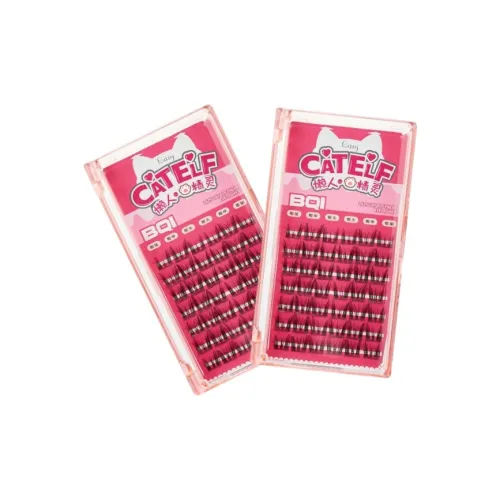 BQI Lazy Кошка Эльф Искусственные ресницы Одиночный кластер