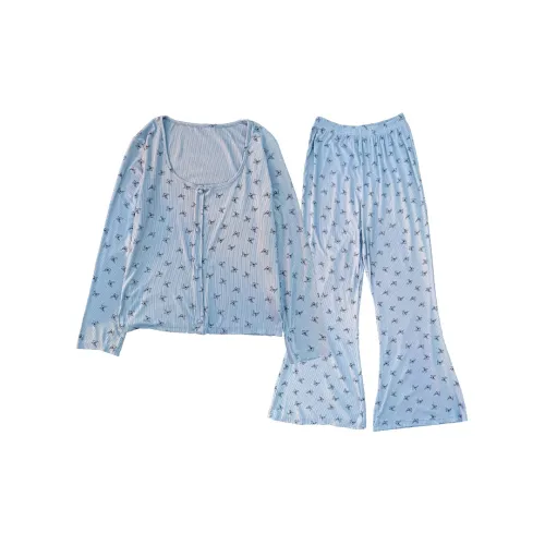 LEZIYUN Пижамный комплект женский синий