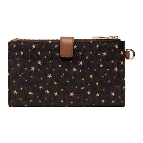 MICHAEL KORS Jet Set Кошелек из искусственной кожи большой женский коричневый многоцветный