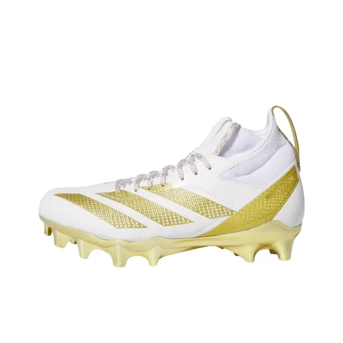 Adidas Adizero Impact Slip-Resistant и Breathable Футбольные бутсы Унисекс Белый Золото