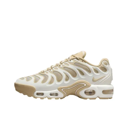 Nike Air Max Plus Low Top Casual Беговые кроссовки Женские Белые Золотые
