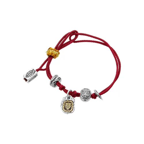 ENFANTIN Браслет с медными шнурками покрытие из серебра унисекс